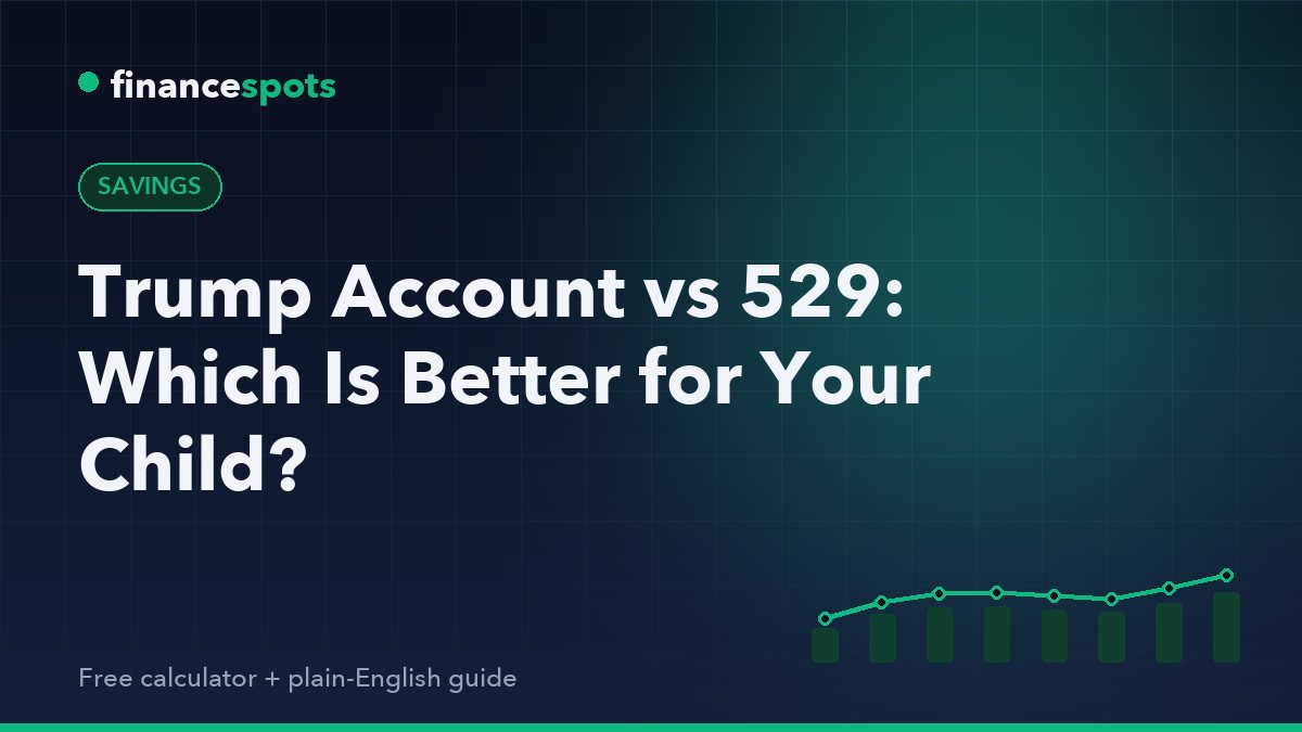 Trump Account vs 529: Which Is Better for Your Child?